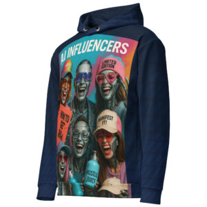 NV - AI Influencer - Unisex Hoodie - Image 2